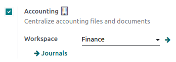 Enable the centralization of files attached to your accounting.