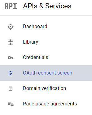 Google oauth consent selection menu