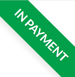 How the initial down payment invoice has a green paid banner in Odoo Sales.