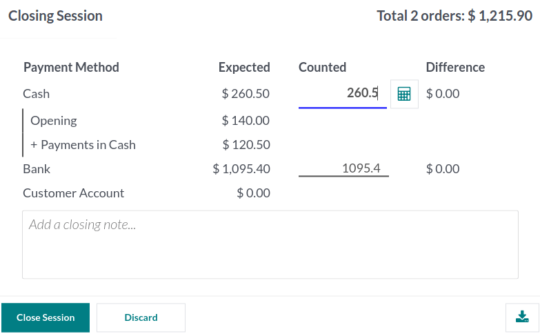 如何关闭 POS 会话。