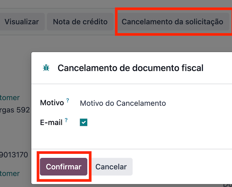 Invoice cancellation reason in Odoo.