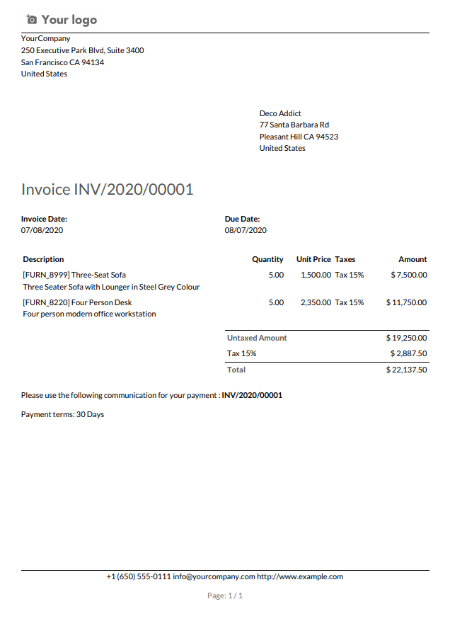 轻量级报告布局示例