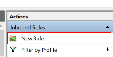 Enter the information for the new rule on the new rule form.